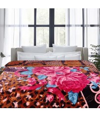 Cotton King Size Printed Double Bedsheet